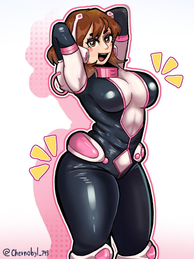 Fanart Uraraka (Suggestive NSFW)