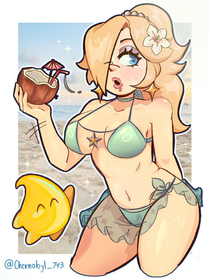 Fanart Rosalina (Suggestive NSFW)